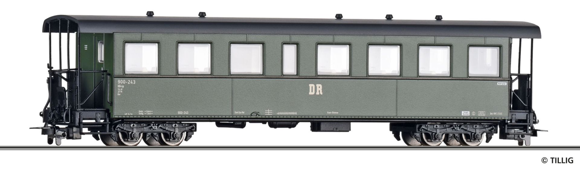 Tillig 13986 - Personenwagen KB4ip, DR, Ep.III