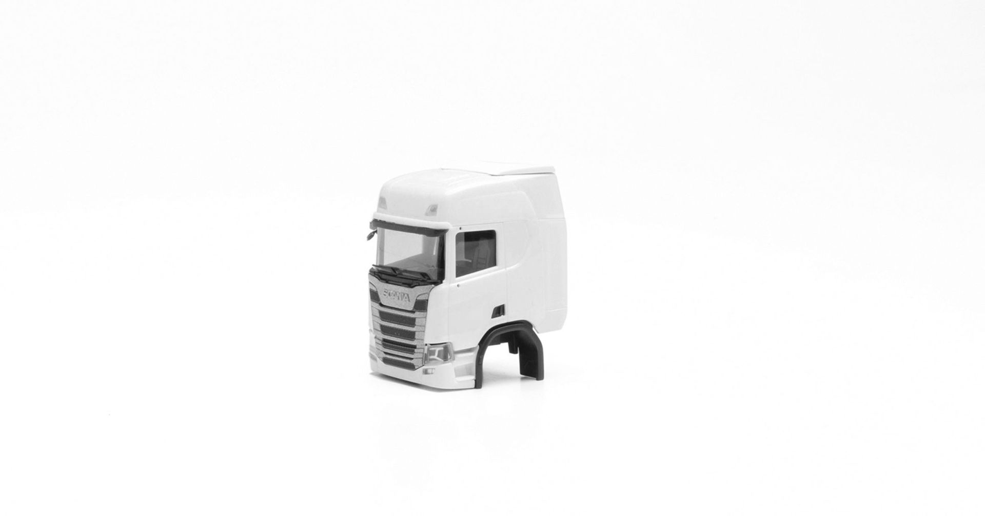Herpa 085687 - Fahrerhaus Scania CR 20 HD mit Windleitblechen und Dachspoiler, 2 Stück
