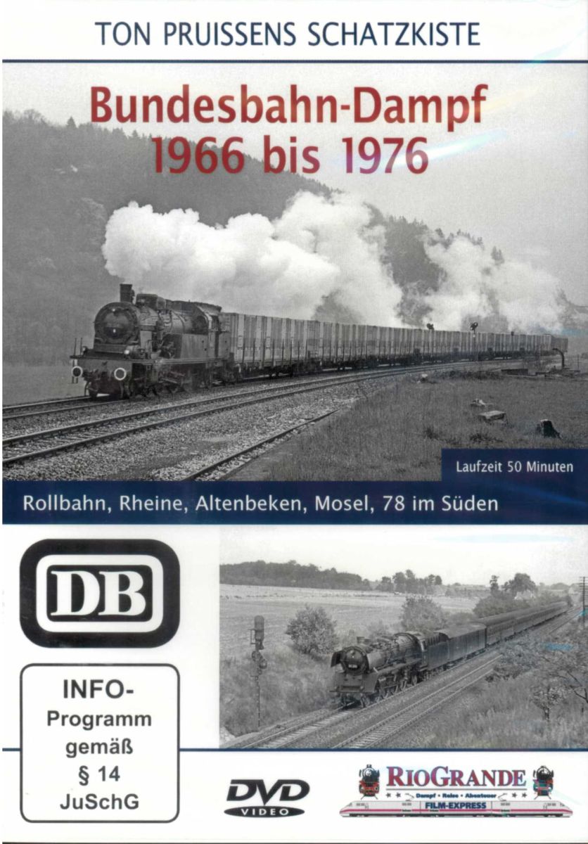 VGB 3501 - DVD - Bundesbahn-Dampf 1966 bis 1976