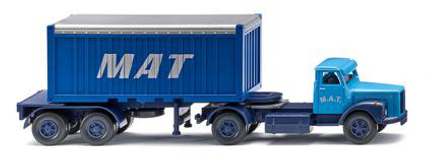 Wiking 052604 - Containersattelzug 20' (Scania) 'M.A.T.'