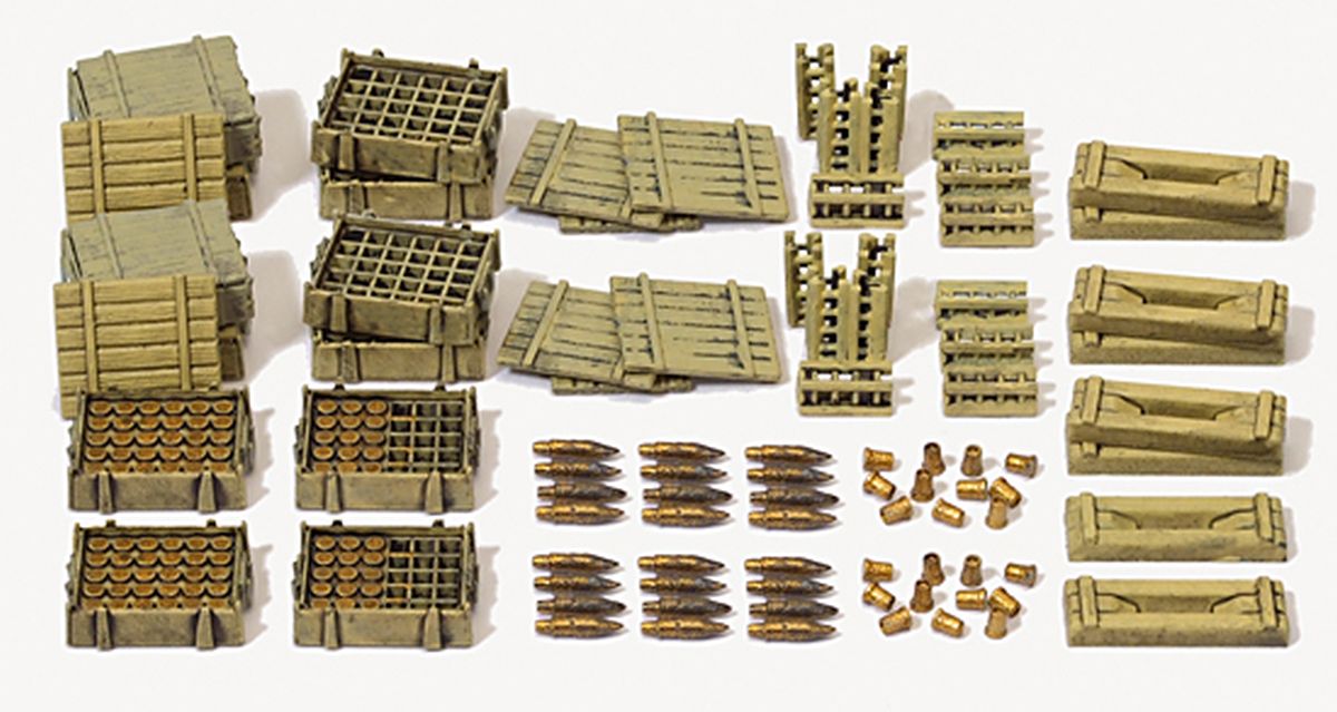 Preiser 16603 - Munition und Munitionskisten Preiser 16603 - Munition und Munitionskisten