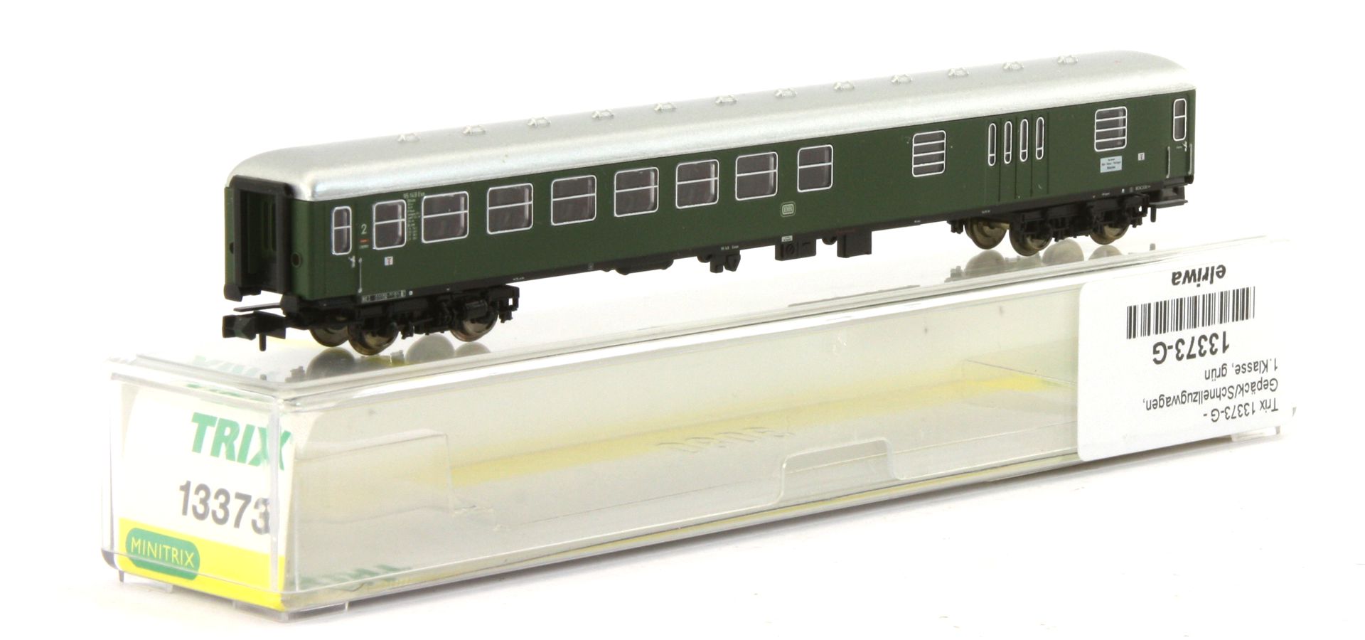 Trix 13373-G - Gepäck/Schnellzugwagen, 1.Klasse, grün