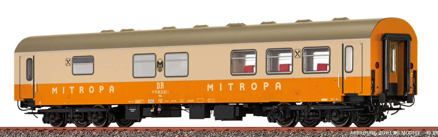 Brawa 65074 - Personenwagen WRge 'Städteexpress', DR, Ep.IV 'MITROPA'