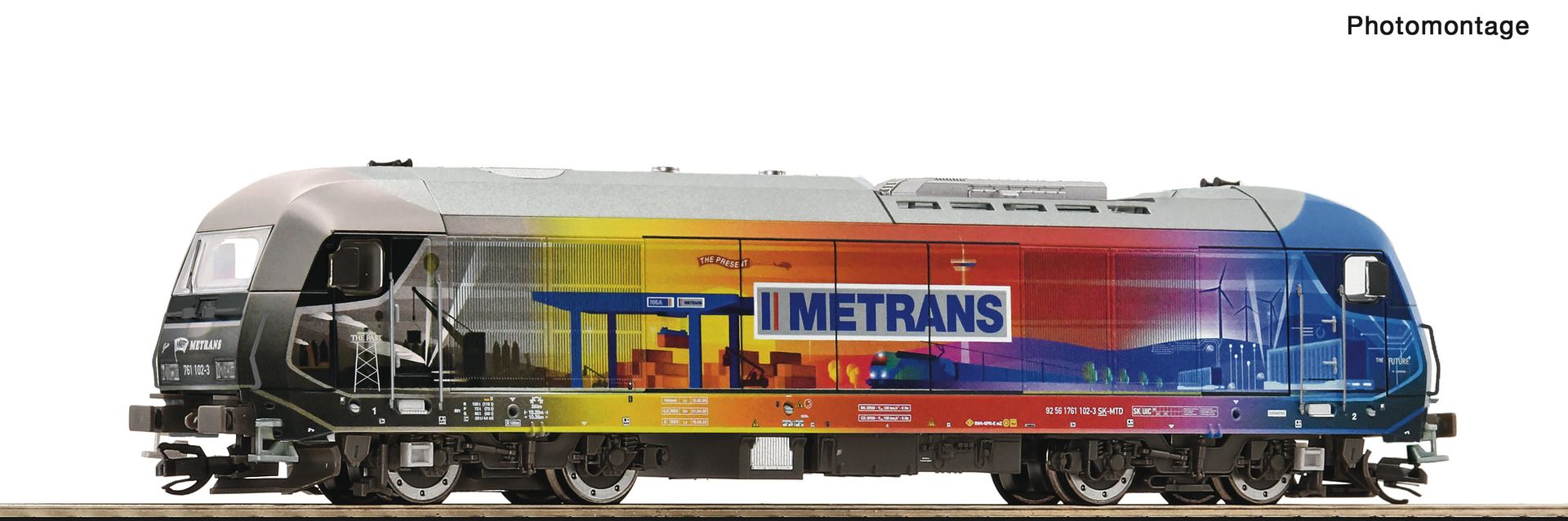 Roco 7380022 - Diesellok 761 102-3, Metrans, Ep.VI
