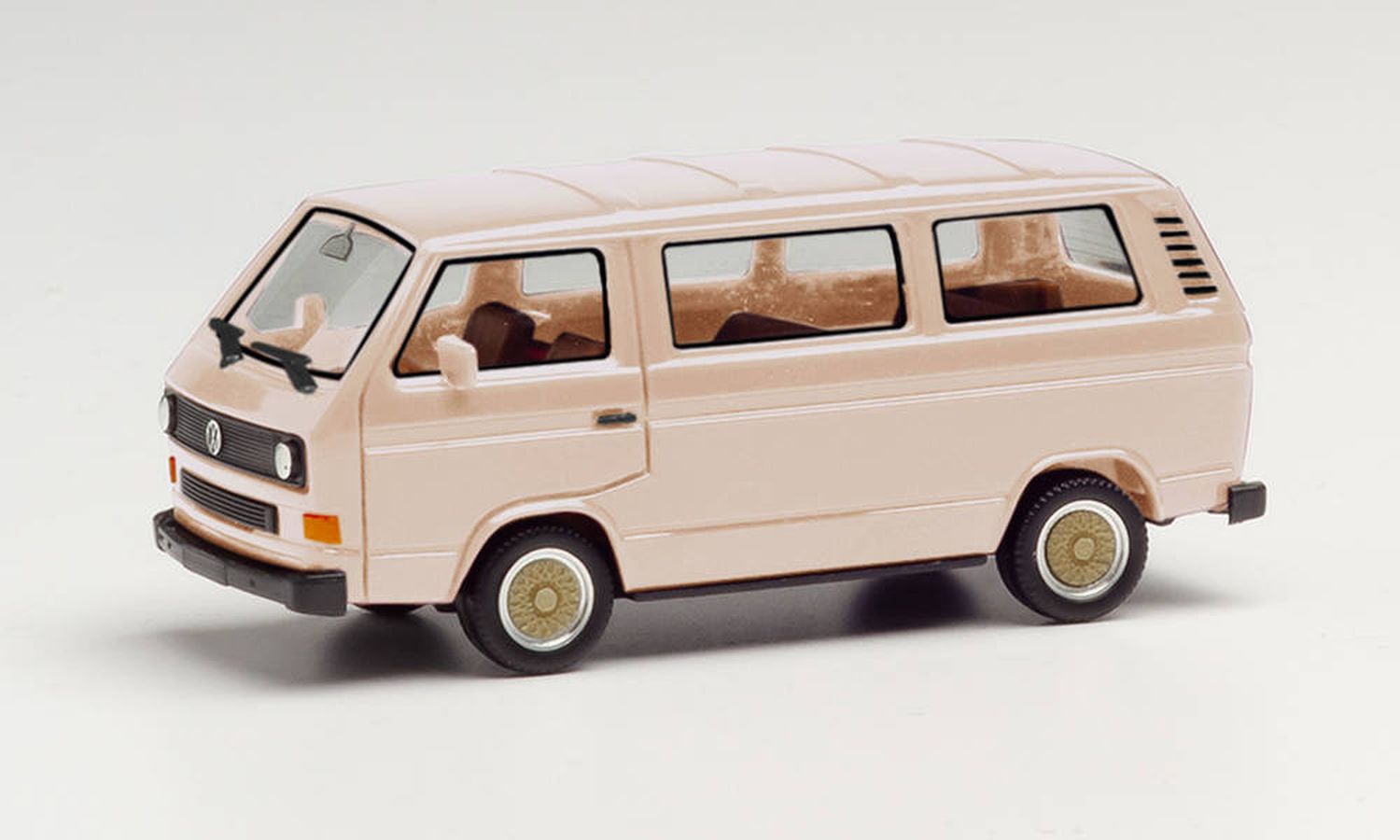 Herpa 420914-002 - VW T3 Bus mit BBS-Felgen, beige