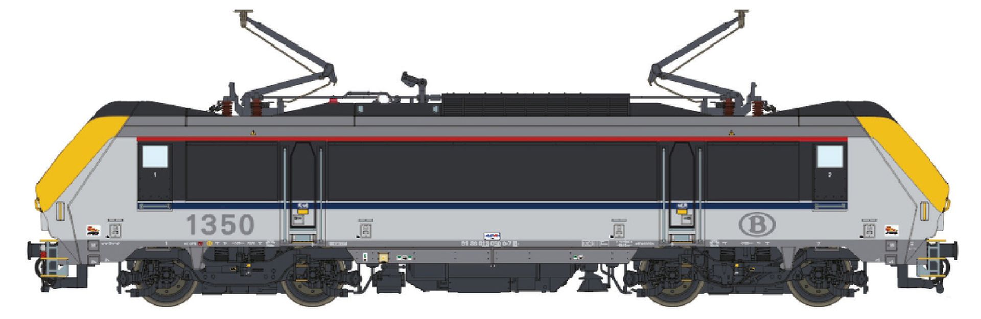 L.S. Models LS13002DCS - E-Lok HLE 13, 1350, SNCB, Ep.VI, DC-Sound