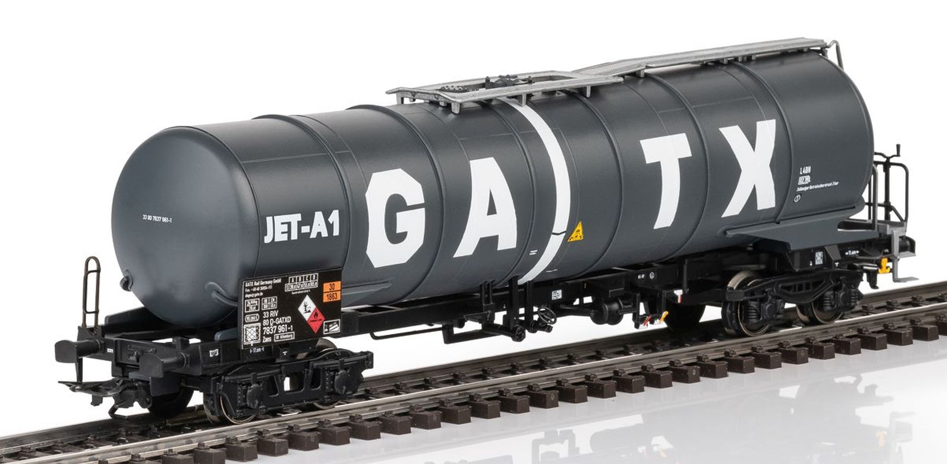 Märklin 47546 - 6er Set Kesselwagen, GATX, Ep.VI 'JET A1'