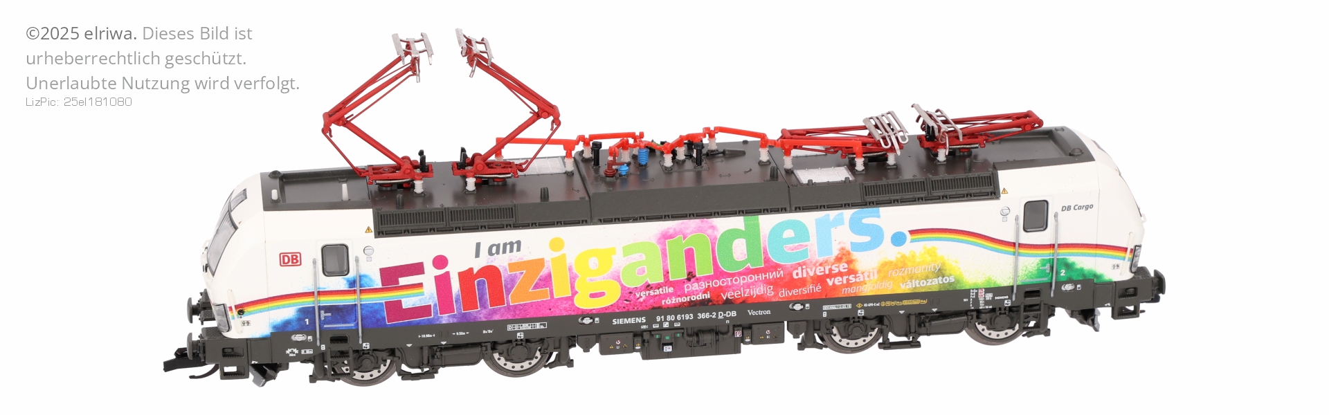 Tillig 04838 - E-Lok 193 366-2, DBAG, Ep.VI 'I am Einziganders'
