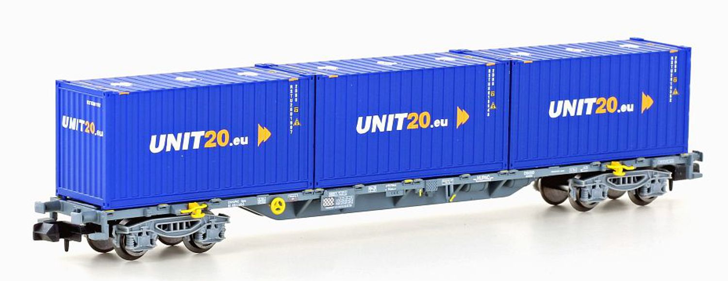 MF-Train MF33444 - Containertragwagen Sgns, HUPAC, Ep.VI 'UNIT20'