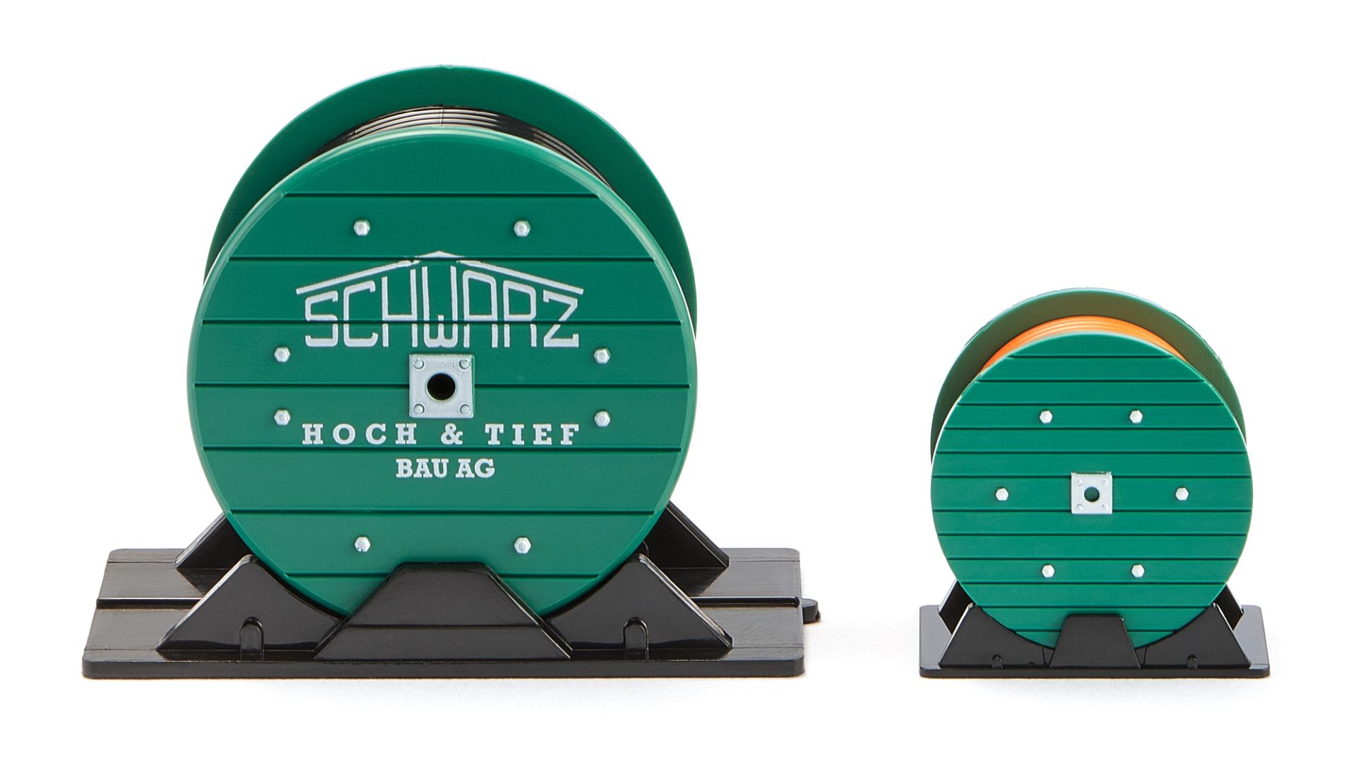Wiking 001836 - Zubehörpackung - Kabeltrommeln "Schwarzbau" Wiking 001836 - Zubehörpackung - Kabeltrommeln "Schwarzbau"