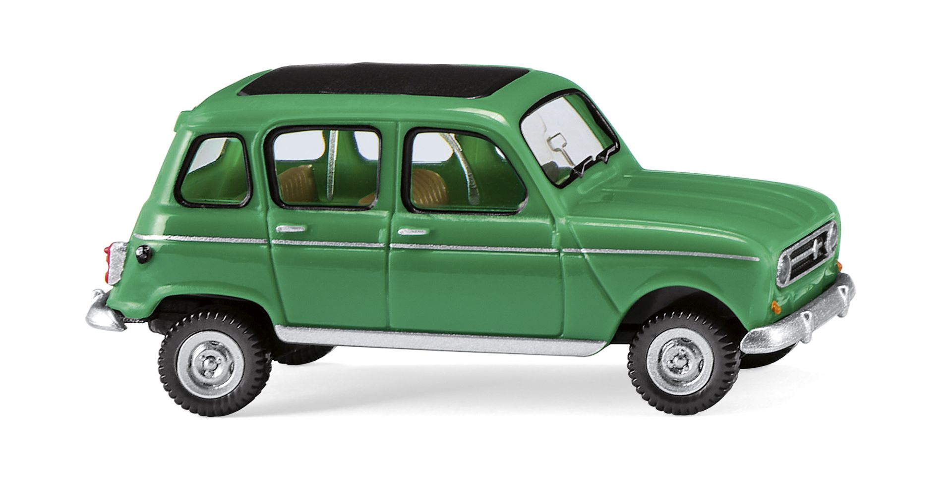 Wiking 022446 - Renault R4 mit Faltdach - grün