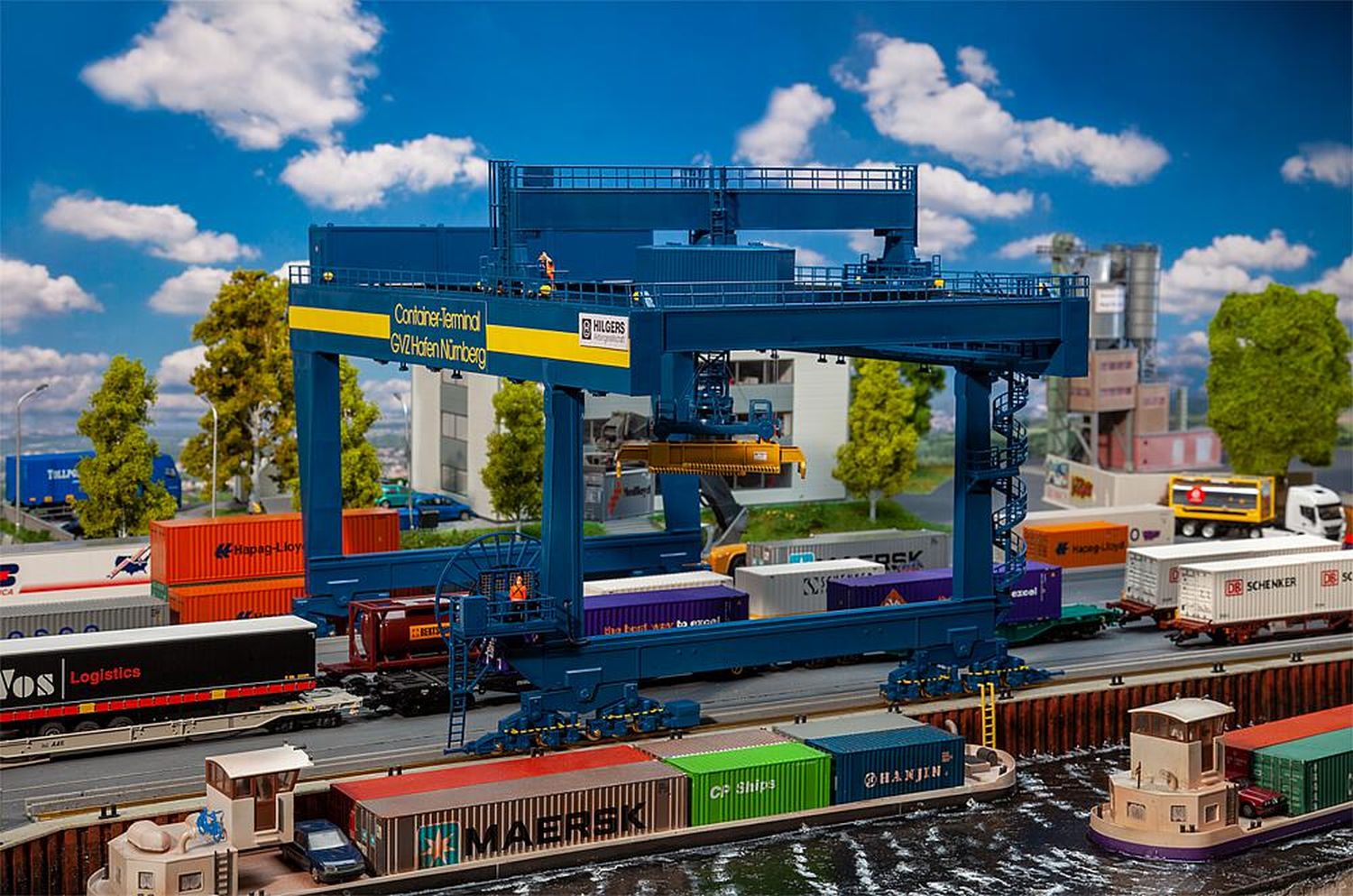 Faller 120291 - Containerbrücke GVZ Hafen Nürnberg Faller 120291 - Containerbrücke GVZ Hafen Nürnberg