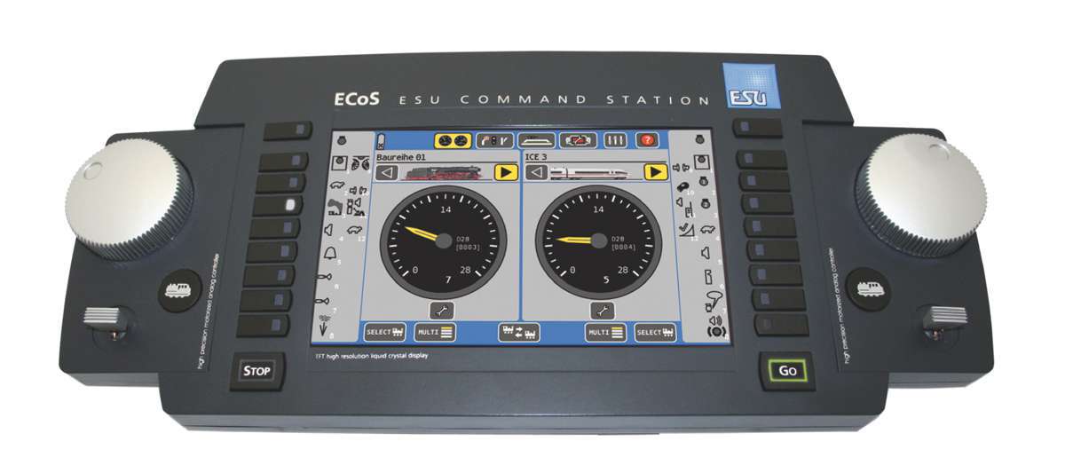 ESU 50220 - ECoS Digitalzentrale 2.5 mit 6A, mit Netzteil 15V-21V, 150W