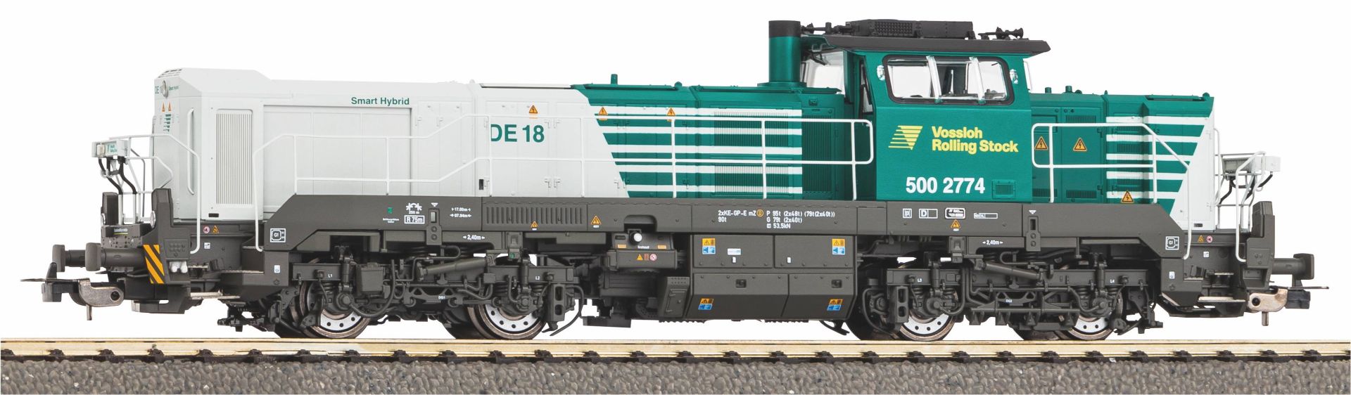 Piko 52363 - Diesellok DE18 Vossloh, Rolling Stock GmbH, Ep.VI, AC-Sound