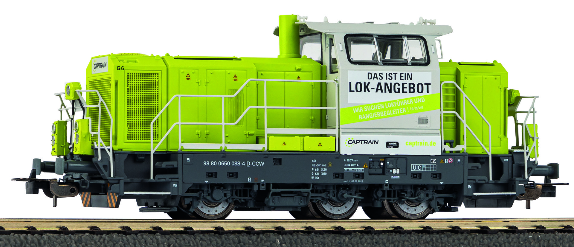 Piko 71322 - Diesellok G6, Captrain, Ep.VI 'Lok-Angebot', AC-Sound