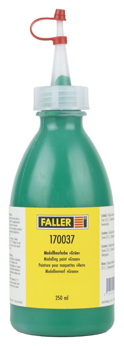 Faller 170037 - Modellbaufarbe Grün, 250 ml