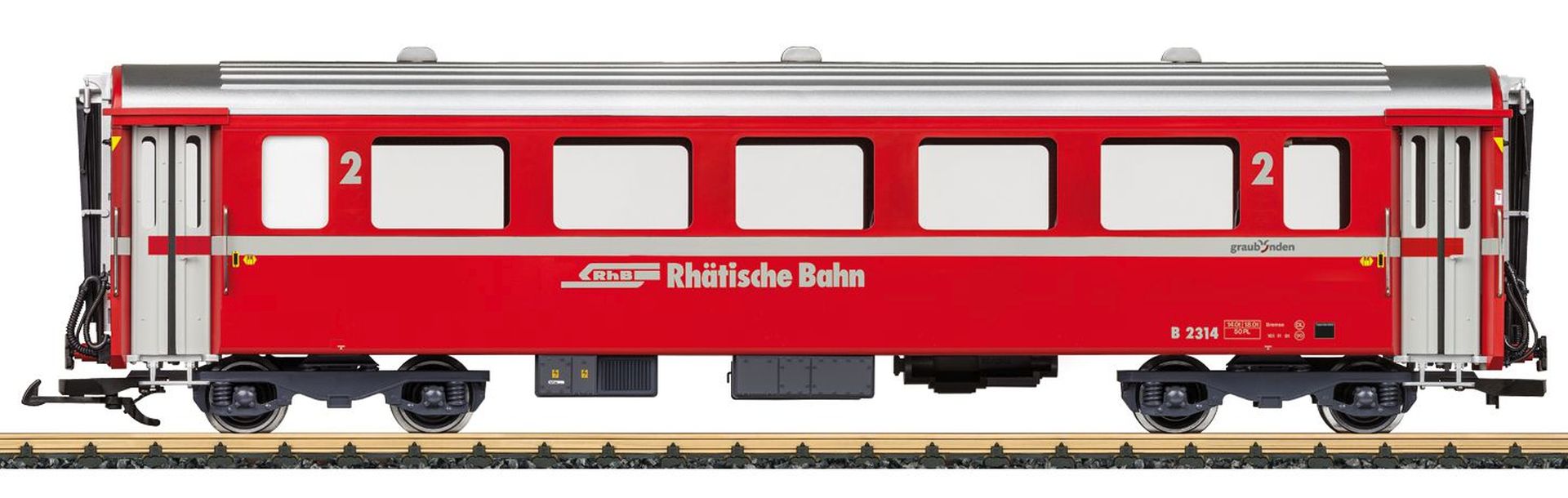 LGB 30676 - Personenwagen 2.Klasse, RhB, Ep.VI