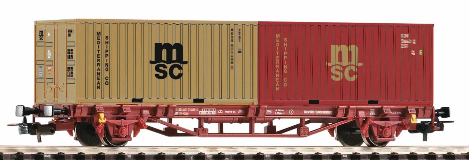 Piko 97153 - Containertragwagen, FS, Ep.IV 'msc'