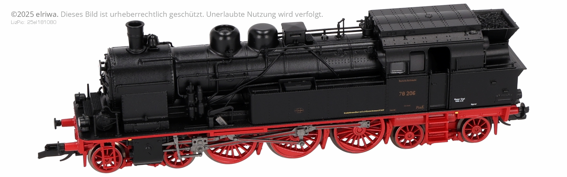 Tillig 04203 - Dampflok BR 78.0, DRG, Ep.II 'Ruhr-Schnellverkehr'