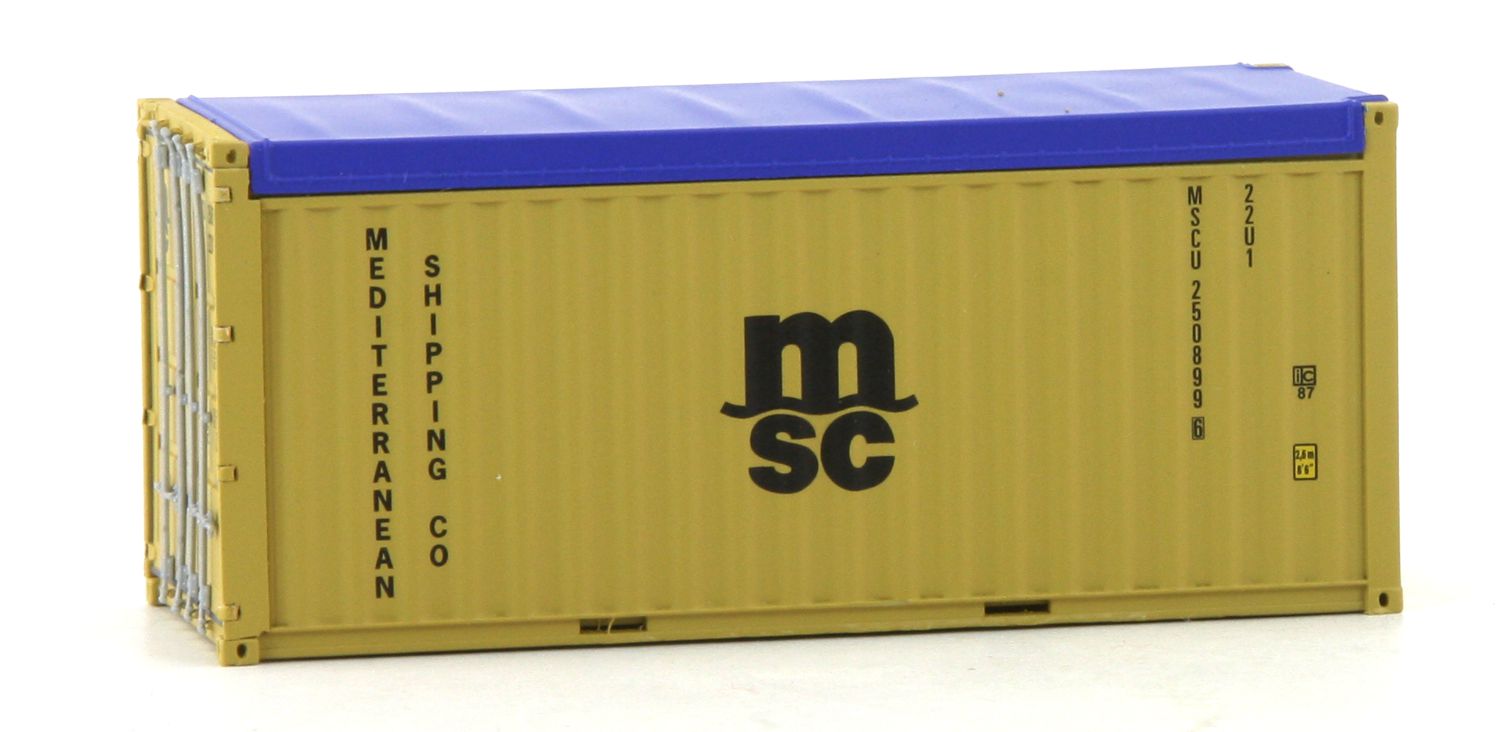 PT-Trains 820501.1 - Container 20' 'msc', MSCU2508996