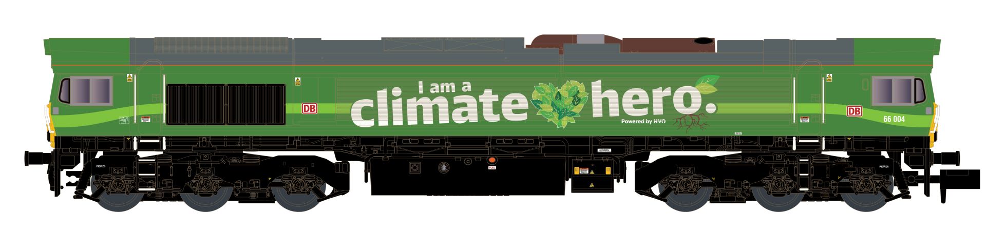 Kato-Lemke K10835S - Diesellok Class 66, DB-Cargo/Climate Hero, Ep.VI, DC-Sound