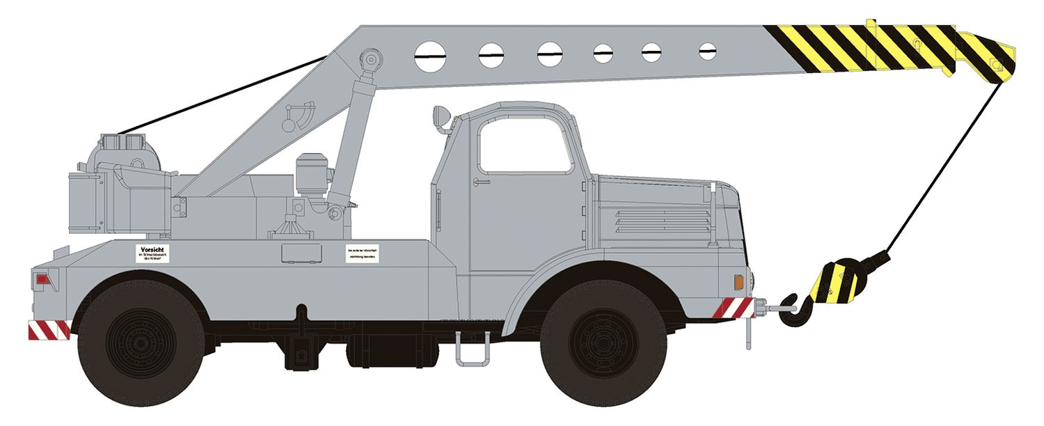Brekina 60010 - ADK 6.3 Kran grau, 1965