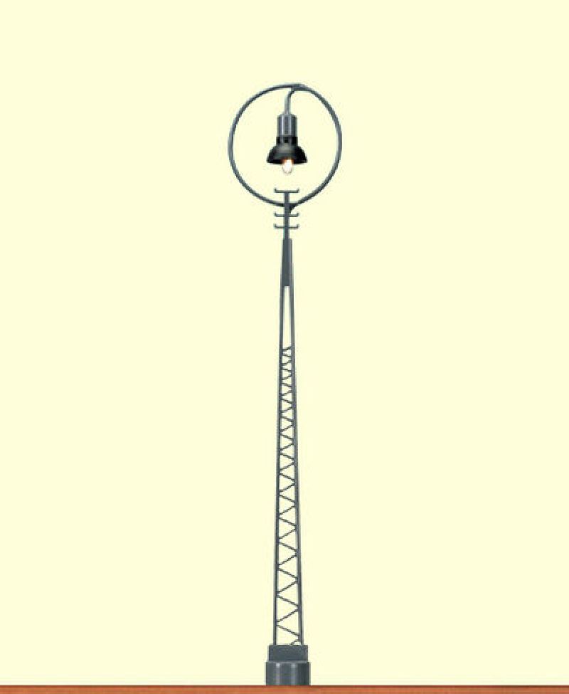 Brawa 84027 - Gittermastleuchte mit Ring, mit Stecksockel