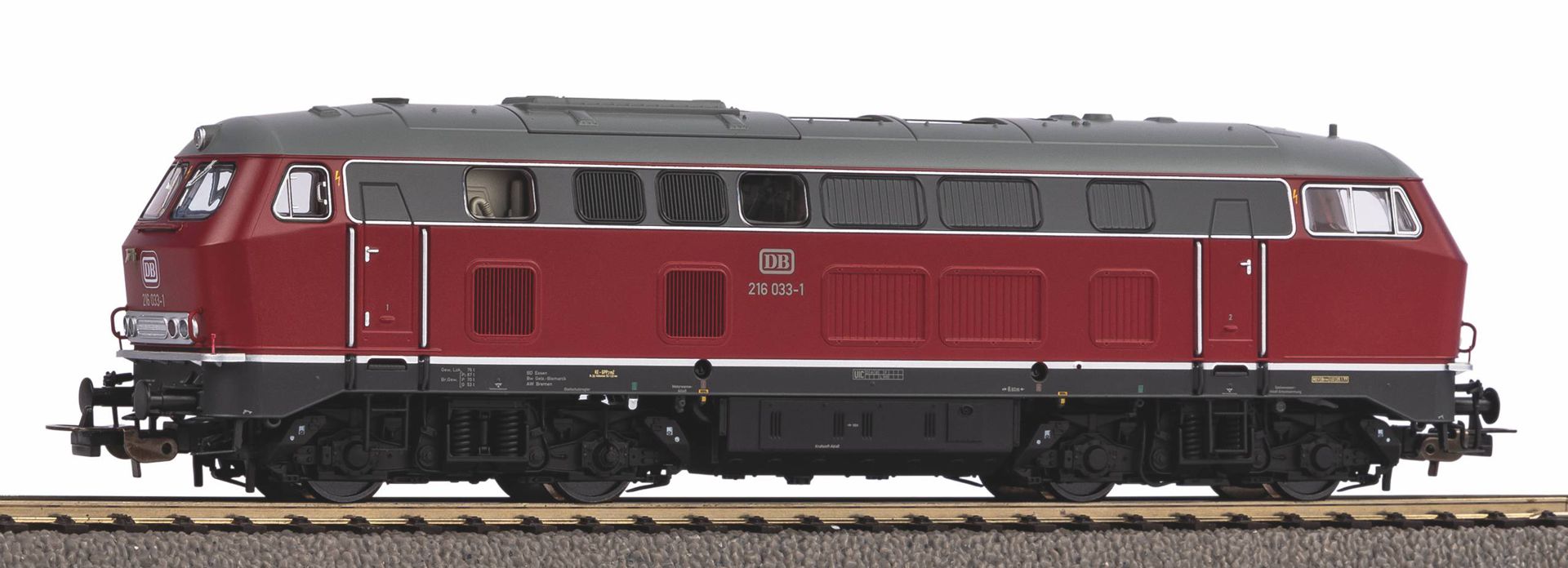 Piko 52416-A24 - Diesellok BR 216, DB, Ep.IV, DC-Sound