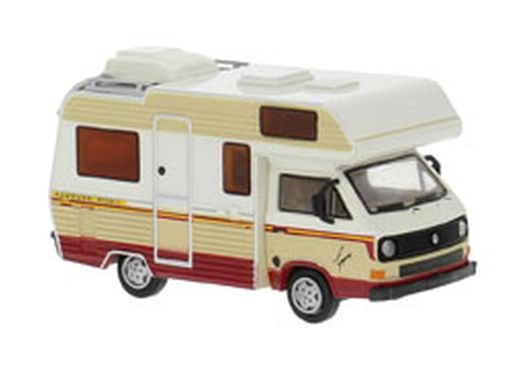 Brekina 33976 - VW T3 Gipsy-Camper von Karmann, aufwändige Dekoration