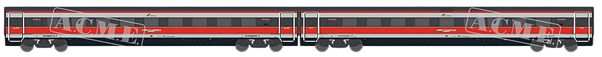 ACME AC 70122 - 2er Set Ergänzungswagen für ETR 500, FS, Ep.VI