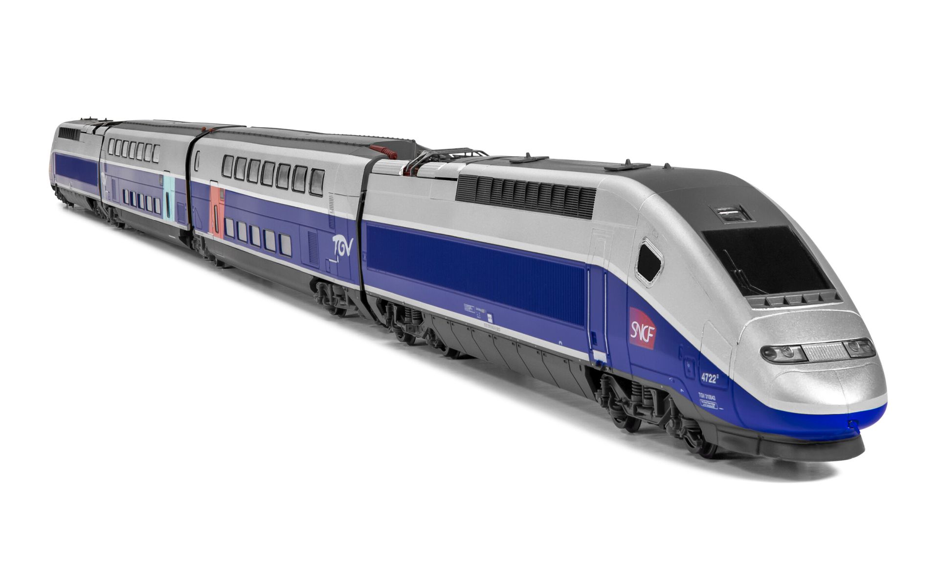 Jouef HJ2362ACS - Triebzug TGV 2N2 Euroduplex, 4-teilig, SNCF, Ep.VI, AC-Sound