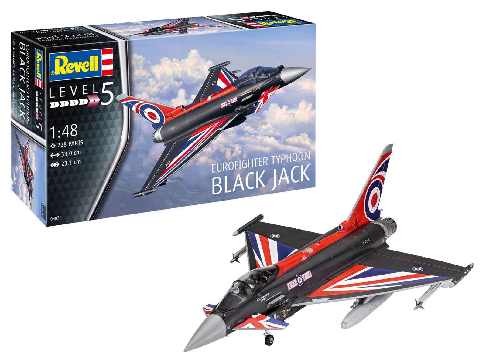 Revell 03820 - Eurofighter Typhoon "Black Jack“ Revell 03820 - Eurofighter Typhoon "Black Jack“