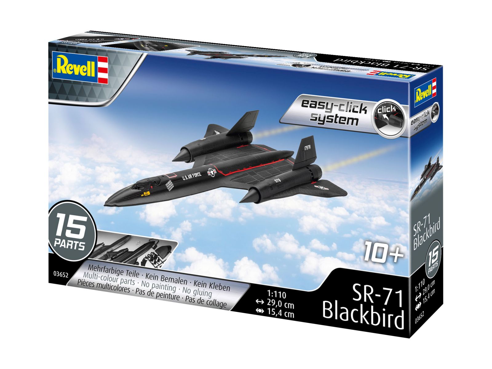 Revell 03652 - Lockheed SR-71 Blackbird easy-click-system