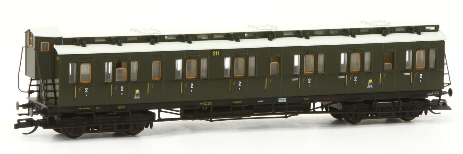 Tillig 01814-A24 - 3er Set Personenwagen, KPEV, Ep.I