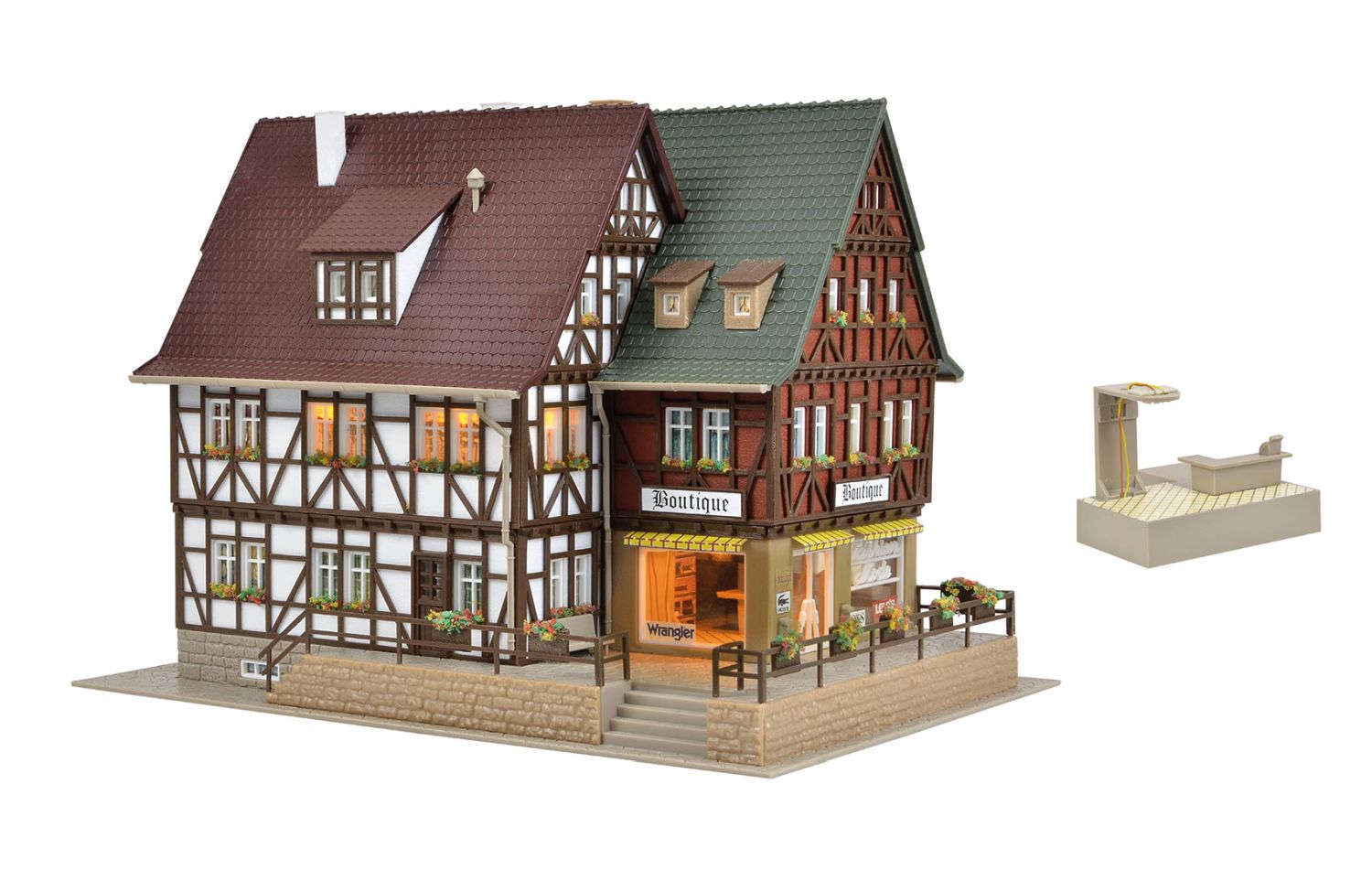 Vollmer 43694 - Boutique, mit Beleuchtung Vollmer 43694 - Boutique, mit Beleuchtung