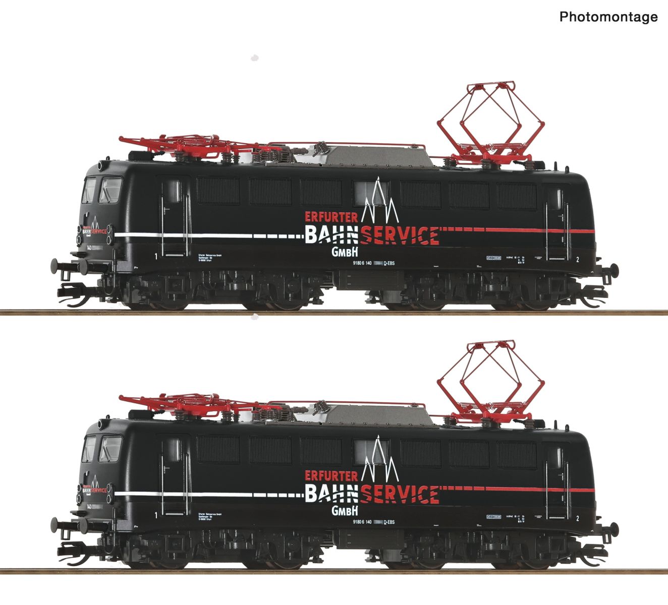 Roco 7580022 - 2er Set E-Loks BR 140, EBS, Ep.VI
