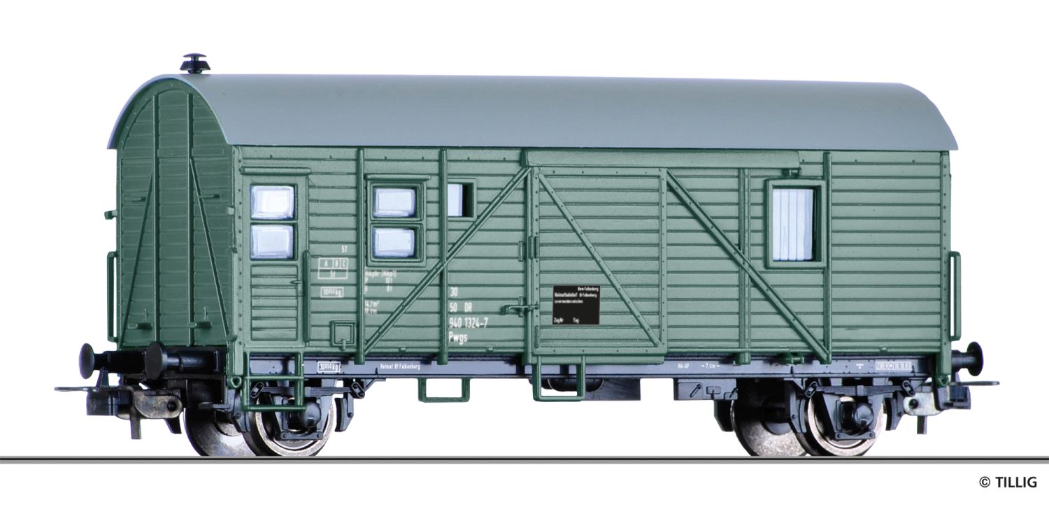 Tillig 76756 - Güterzuggepäckwagen, DR, Ep.IV