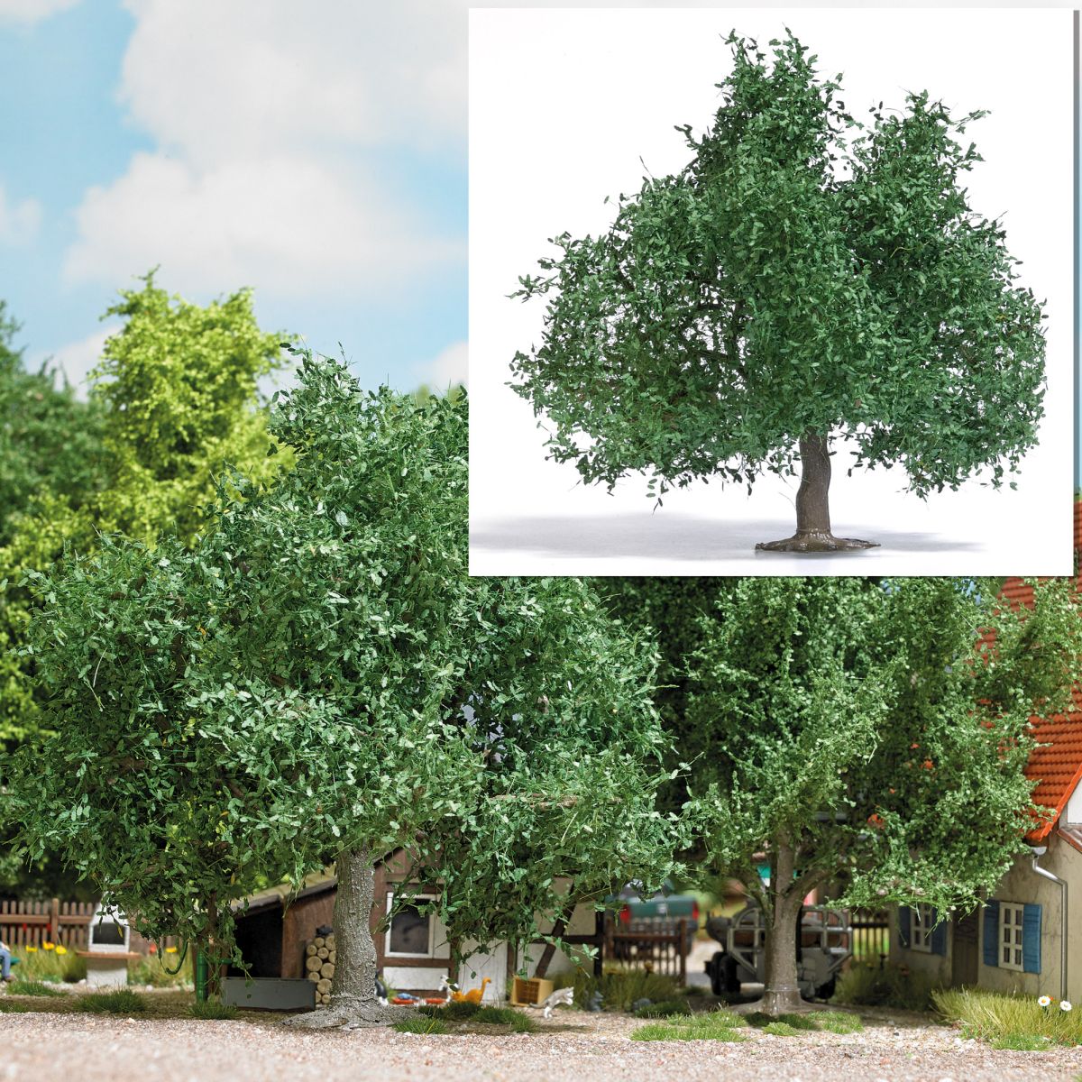 Busch 3662 - Obstbaum Sommer, 95 mm
