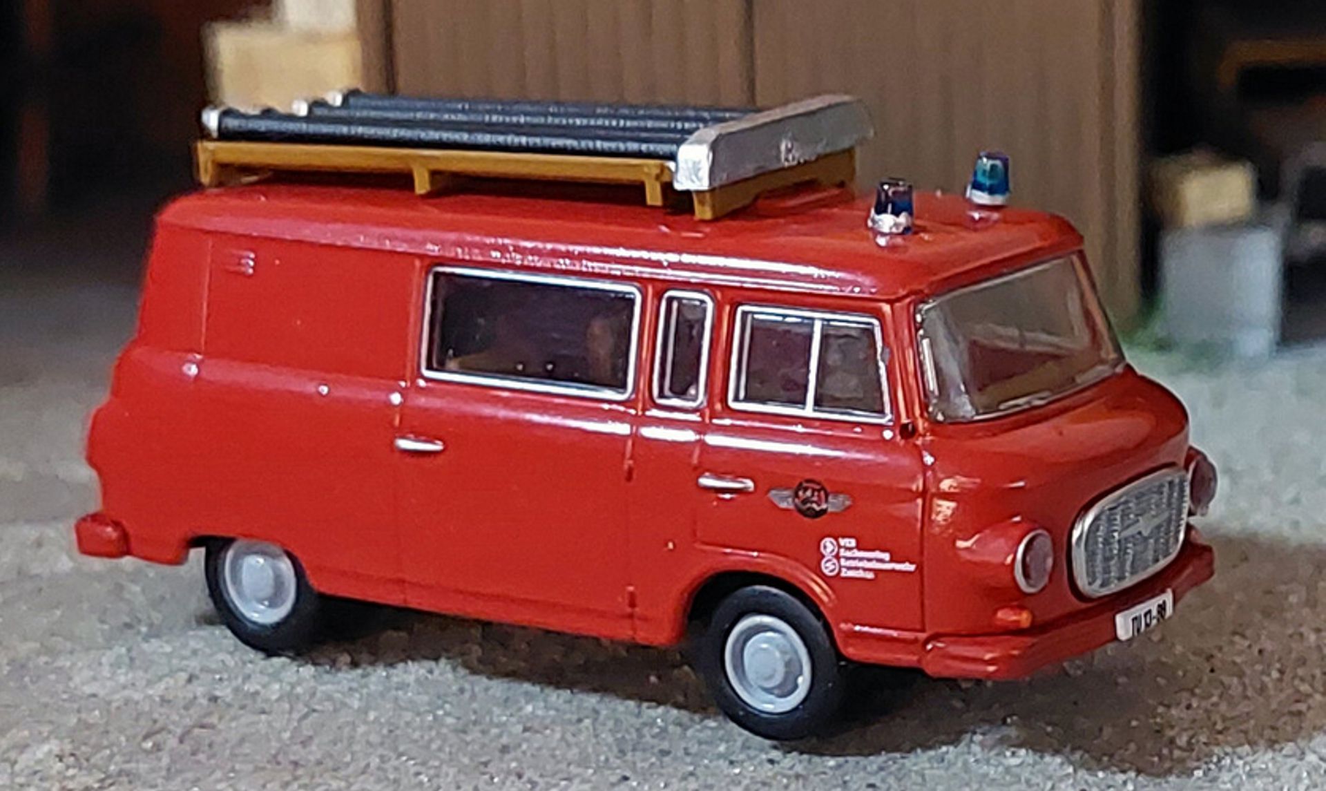 Brekina 03-417 - IFA Barkas B 1000 KLF 'Feuerwehr Sachsenring' Brekina 03-417 - IFA Barkas B 1000 KLF 'Feuerwehr Sachsenring'