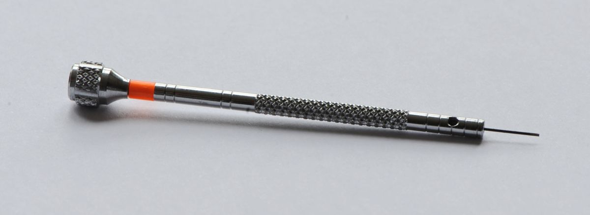 MMC 000015 - Präzisionsschlitzschraubendreher mit auswechselbarer Klinge, Klingenbreite 0,5mm