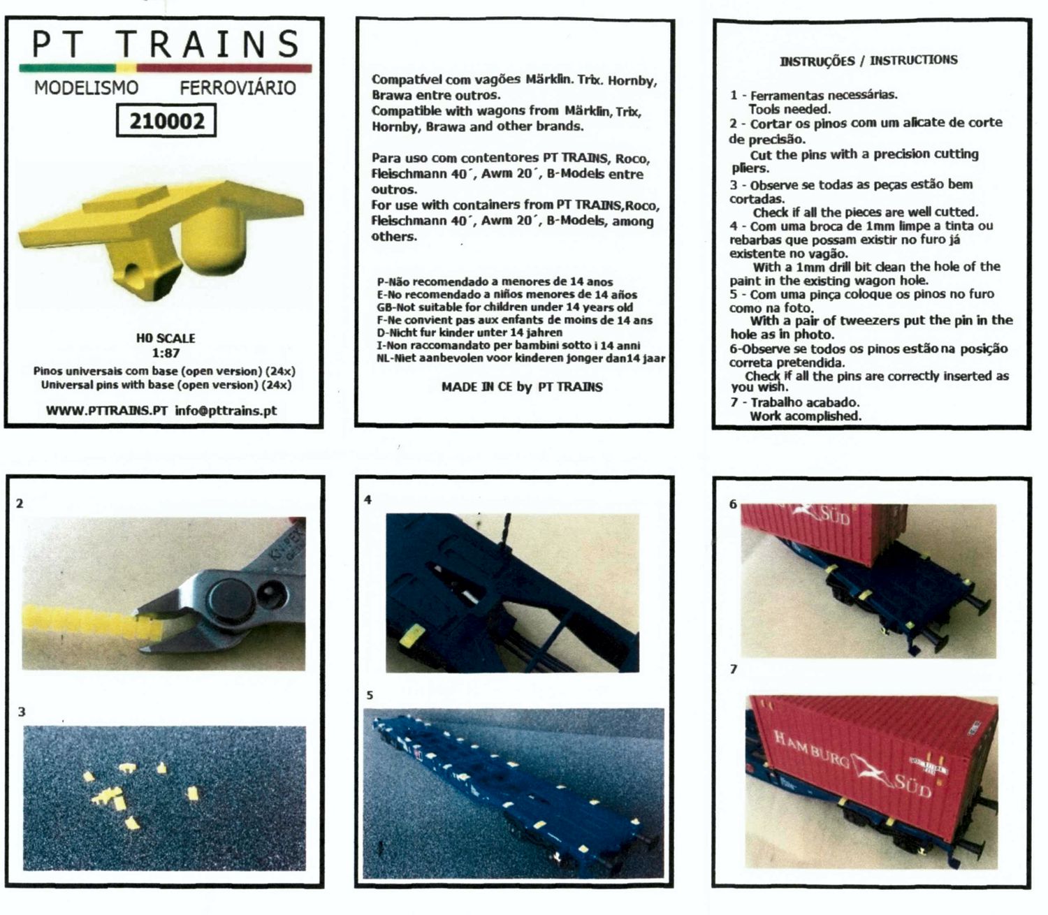 PT-Trains 210002 - Set mit 24 Universal-PINS