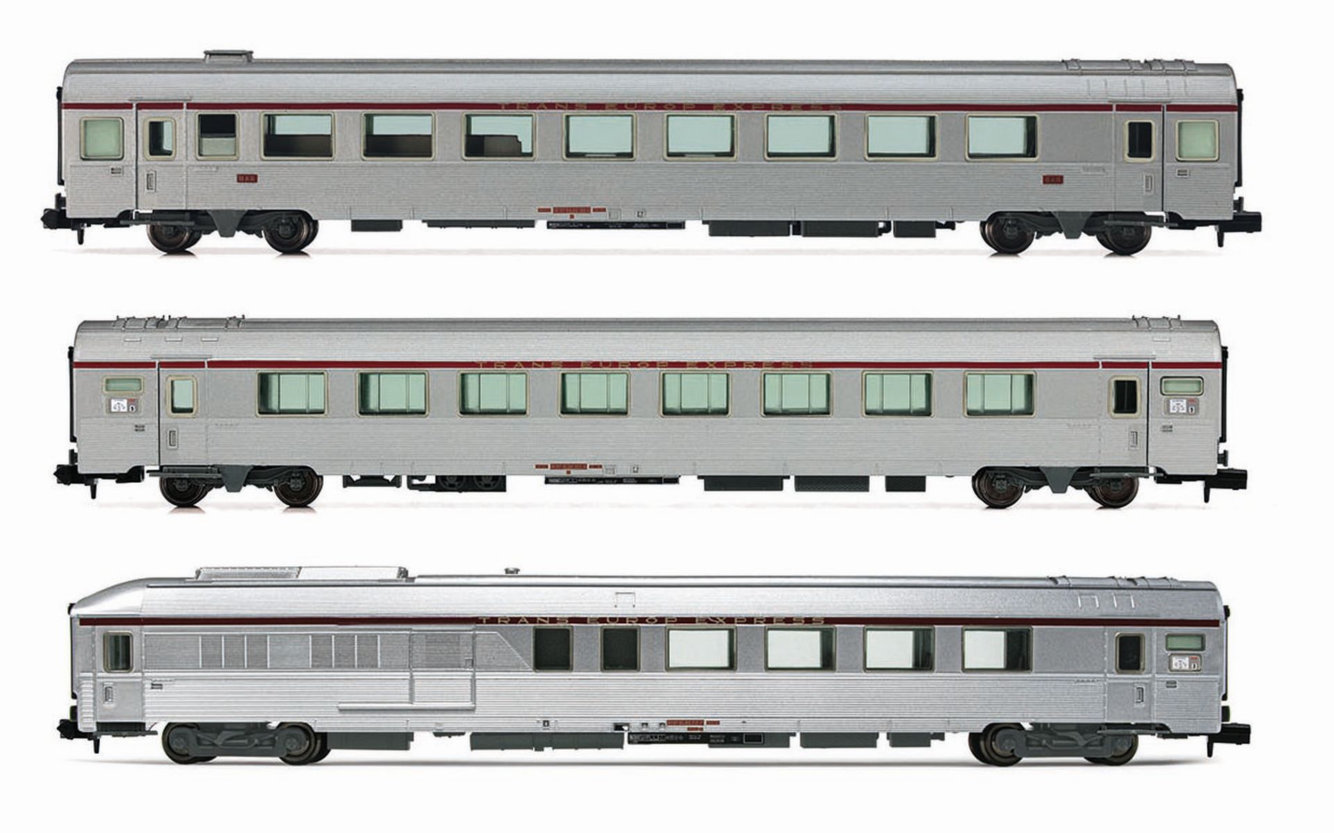 Arnold HN4501 - 3er Set Personenwagen TEE 'Mistral', SNCF, Ep.IV, Set 2