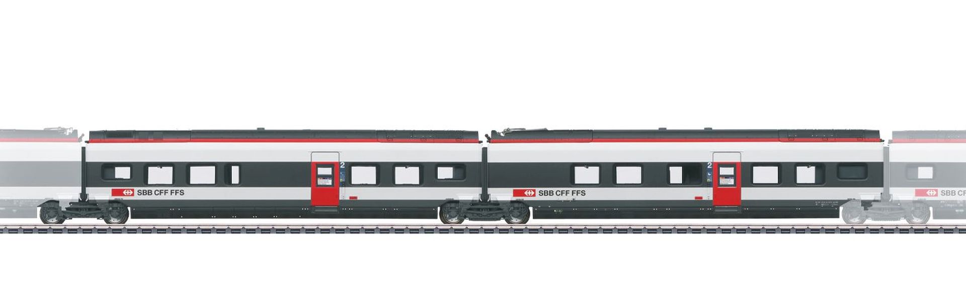 Märklin 43451 - 2er Ergänzungsset Nr. 1 'Giruno', SBB, Ep.VI