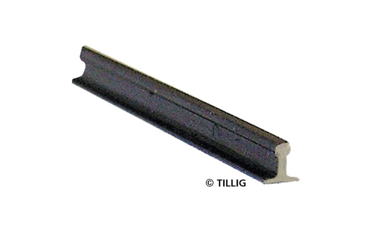 Tillig 85500 - Schienenprofil, brüniert, l=1000mm, h=2,1mm