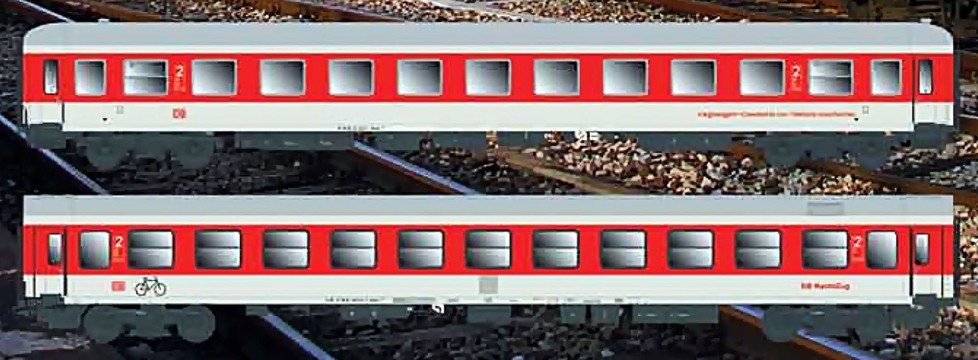 ACME AC 55330 - 2er Set Personenwagen 'DB-Nachtzug', DBAG, Ep.V