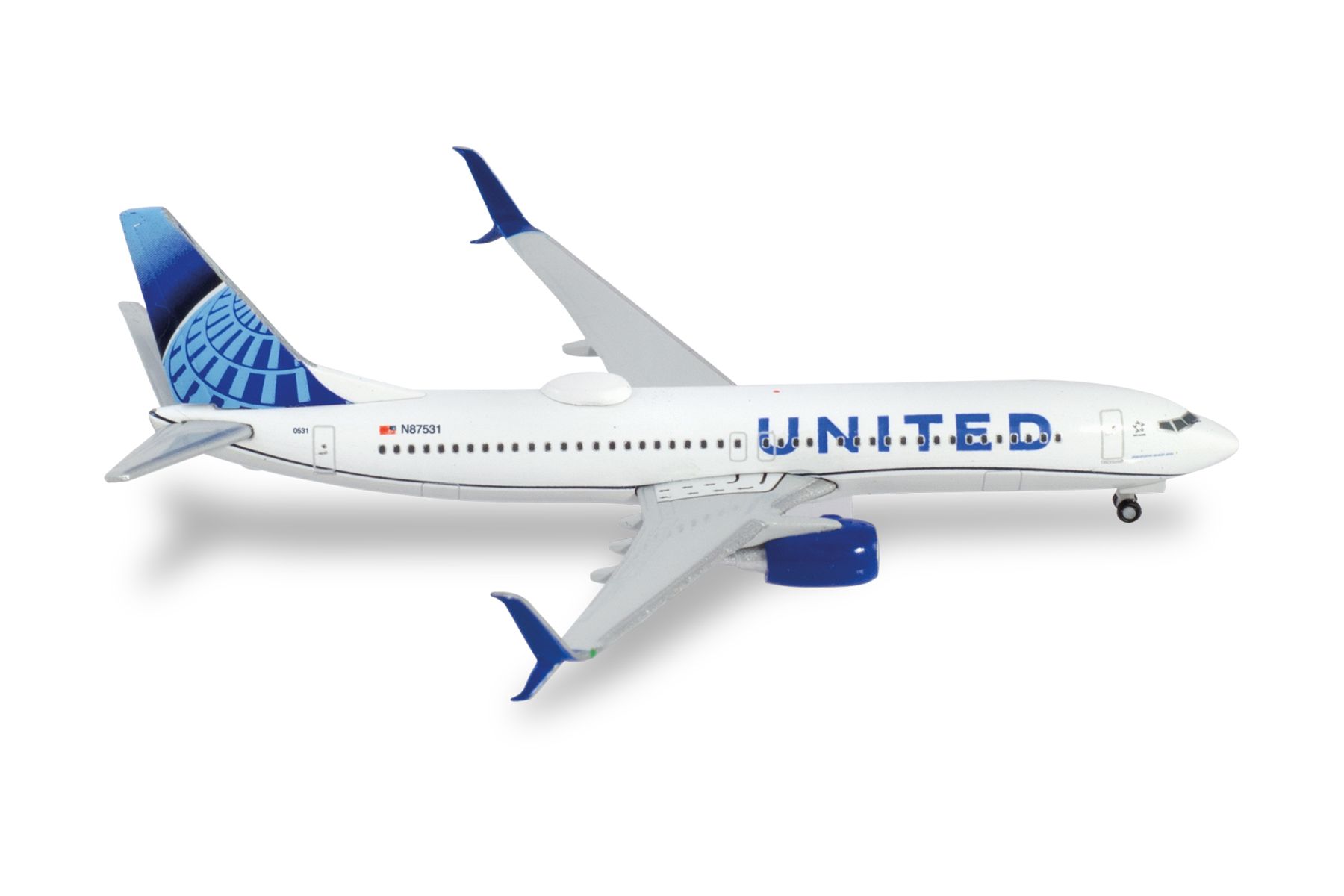 Herpa 533744-001 - United Airlines Boeing 737-800 – N87531