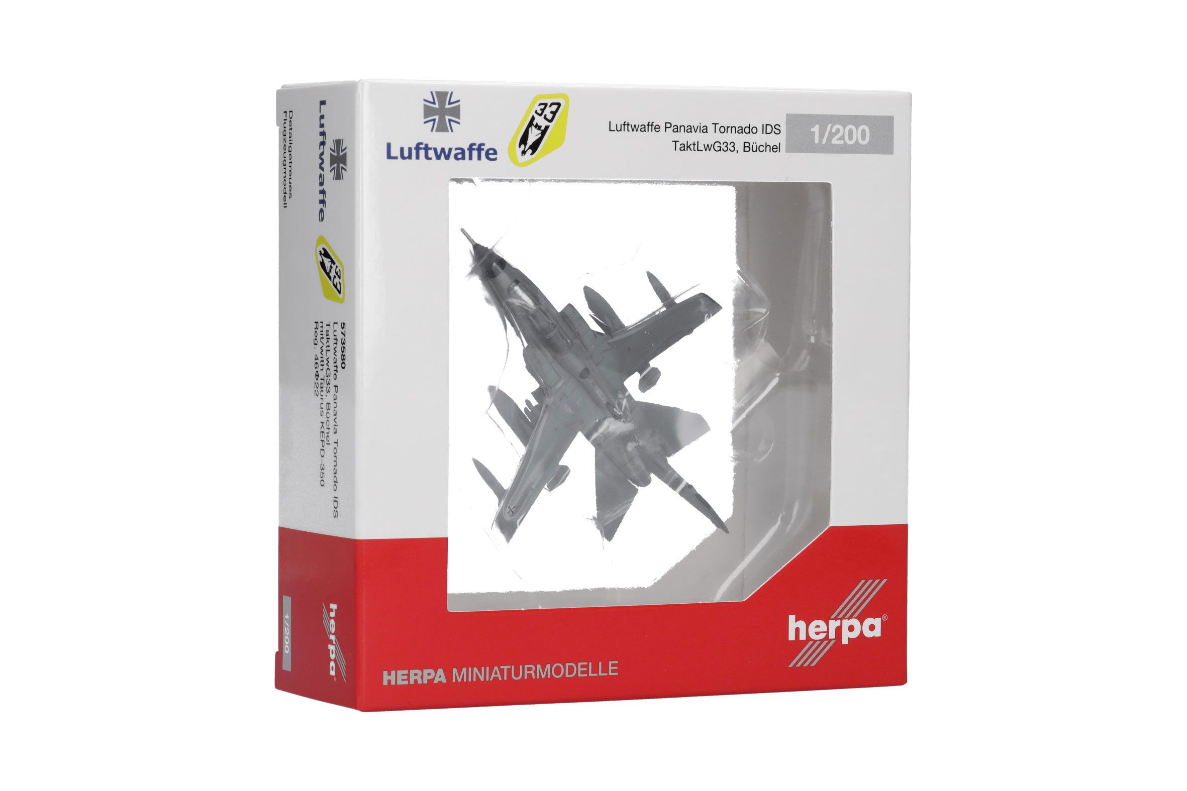Herpa 573580 - Luftwaffe Panavia Tornado IDS - TaktLwG 33, Büchel (with Taurus KEPD-350) - 46+22 Herpa 573580 - Luftwaffe Panavia Tornado IDS - TaktLwG 33, Büchel (with Taurus KEPD-350) - 46+22