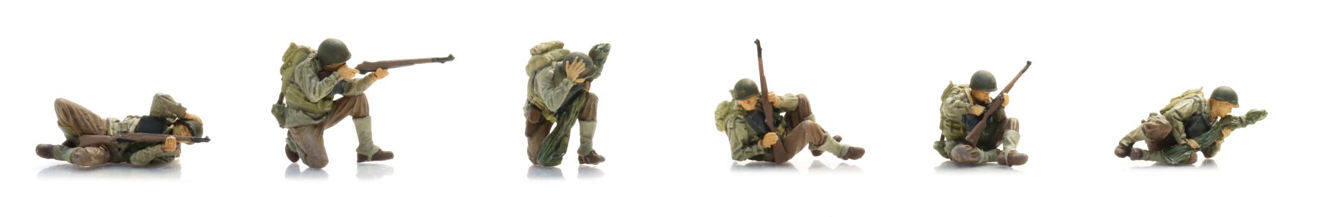 Artitec 5870131 - US D-Day Infanterie am Strand, 6 Figuren Artitec 5870131 - US D-Day Infanterie am Strand, 6 Figuren