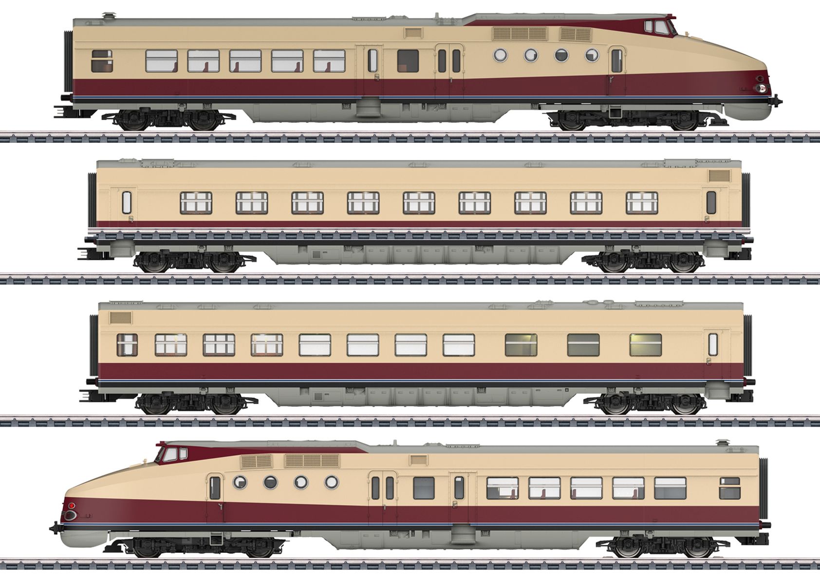 Märklin 38175 - Triebzug VT 18.16, DR, Ep.VI, Museumszug, MFX+-Sound