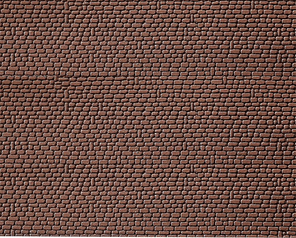 Faller 170806 - Dekorplatte, Sandstein, rot, 37x12,5cm
